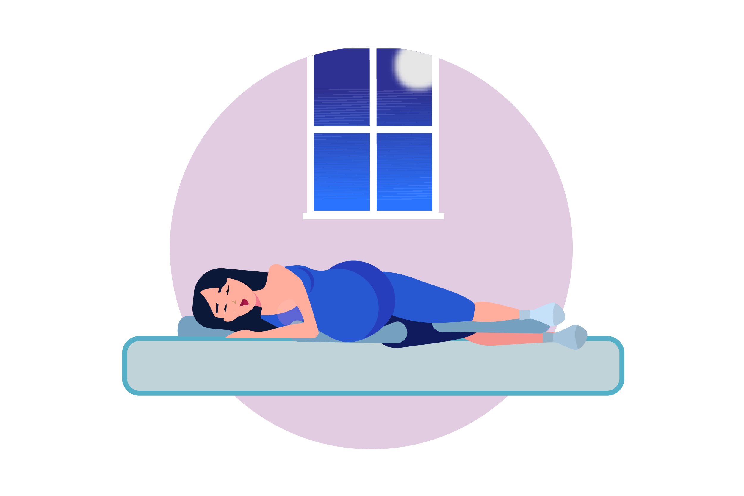 Back Pain During Pregnancy-2022-06 Side sleeping position during pregnancy