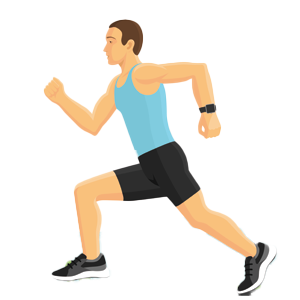 man-running Person running during physical exercise