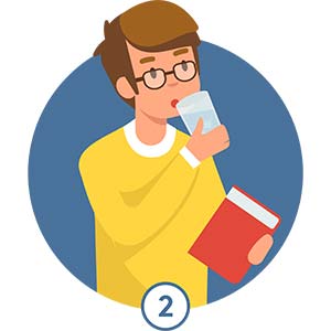 Fuel up on water