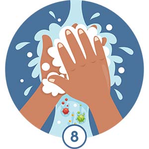 Keep your hands clean