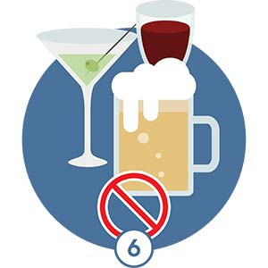 Limit drinking alcohol.